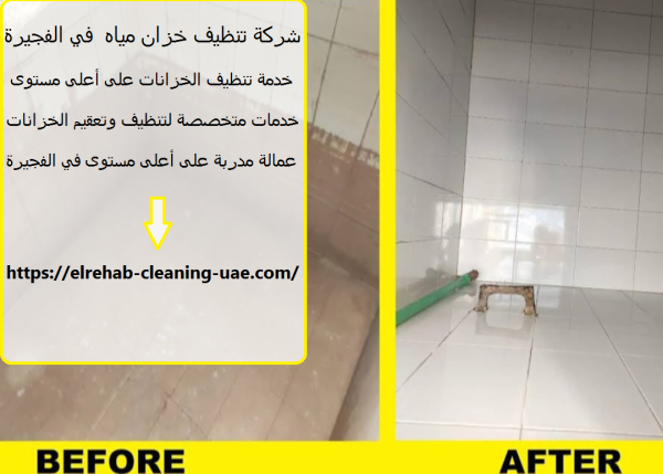 شركة تنظيف خزان مياه في الفجيرة